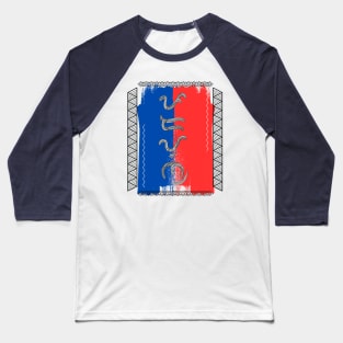 Philippine Flag / Baybayin word Padayon (to Continue) Baseball T-Shirt